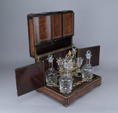 Napoleon III-era liqueur cabinet, 19th century

An...