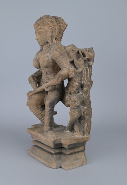 Carved Stone Sarasvati – India, 19th century

An...