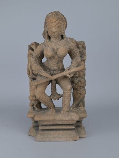 Carved Stone Sarasvati – India, 19th century

An...