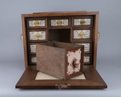18th century – Italian cabinet, Castelli...