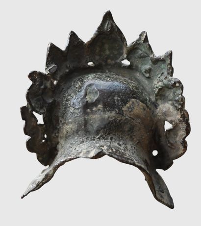 Bronze head of a Buddhist deity, Ming dynasty

Bronze...