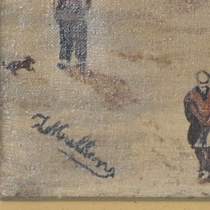 Vue de Liège, huile sur toile signée

Huile...