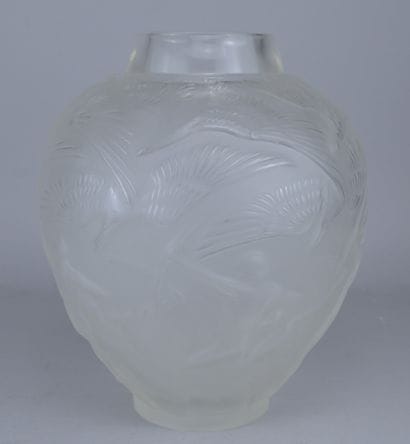 René Lalique, “Archers” vase, opalescent...