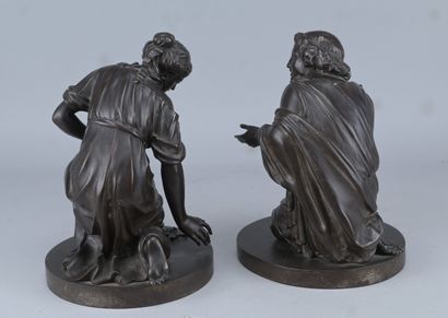 Pair of Cast-Iron Figurines – 19th Century

A...