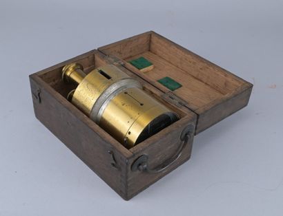 Brass Surveyor's Compass in Its Case

A brass...