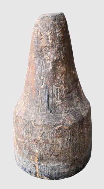 Blue stone painter's mortar, 17th–18th century

A...