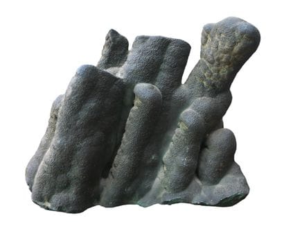 Natural-shaped malachite - mineral specimen...