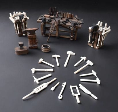 Miniature Blacksmith’s Workshop, Masterful...