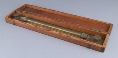19th-century brass parallel ruler for cartography

A...