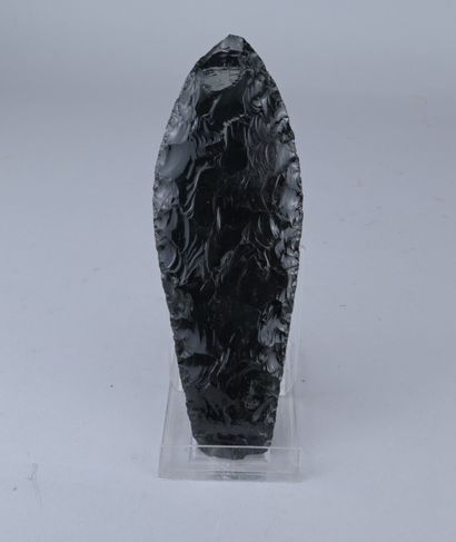 Carved Obsidian Spear Point

An elongated...