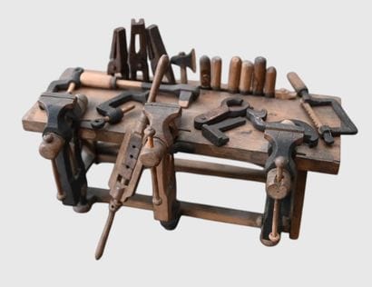 Miniature Blacksmith’s Workshop, Masterful...