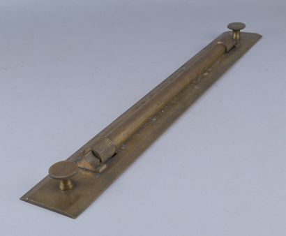 19th-century brass parallel ruler for cartography

A...