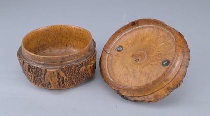 Carved Wooden Tobacco Box, 19th Century

A...