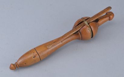 19th-Century Turned Boxwood School Clicker

A...