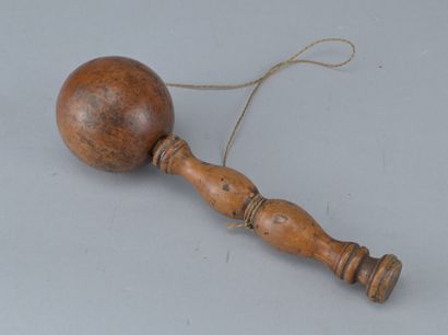 Boxwood cup-and-ball game, late 18th century

A...