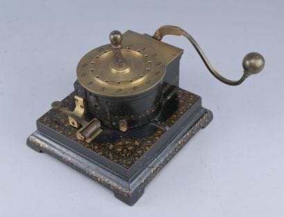 Baetes Check-Writing Machine, 19th century

Antique...
