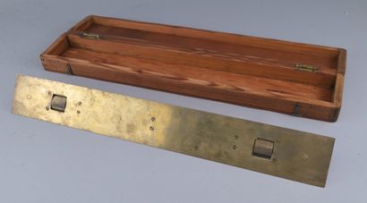 19th-century brass parallel ruler for cartography

A...