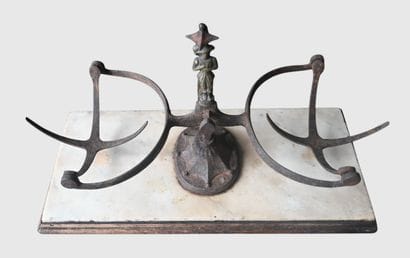 Napoleon III-era tobacco scale, 19th century

A...