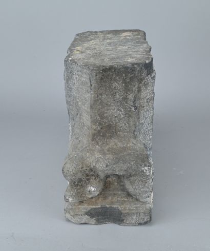 Gothic architectural fragment in blue stone

A...