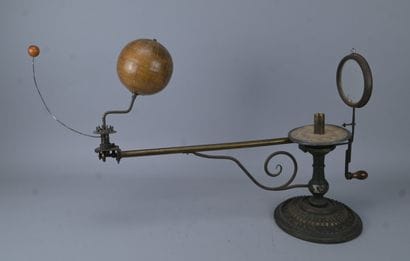Mechanical planetarium with globe – Germany,...