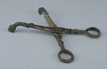 Bronze fire tongs, 17th century

Antique...