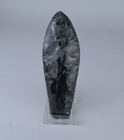 Carved Obsidian Spear Point

An elongated...
