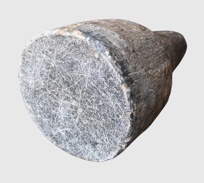 Blue stone painter's mortar, 17th–18th century

A...