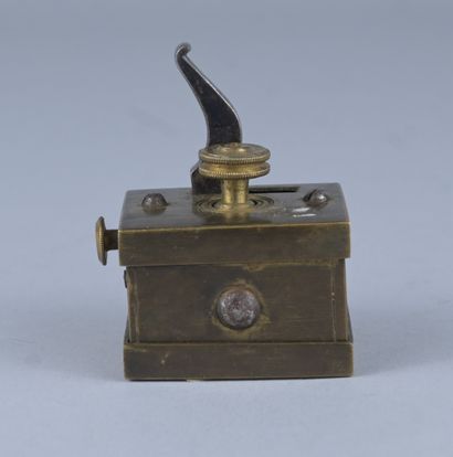 Scarifier (bloodletting lancet) made of brass...