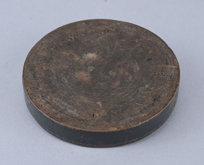 Wood and brass counting instrument, 19th...