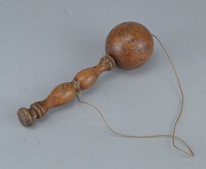 Boxwood cup-and-ball game, late 18th century

A...