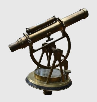 M. Gardner Sons Brass Theodolite Alidade,...