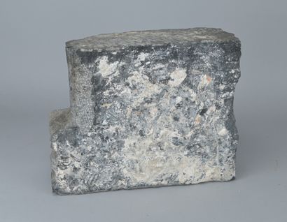 Gothic architectural fragment in blue stone

A...