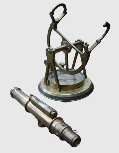 M. Gardner Sons Brass Theodolite Alidade,...