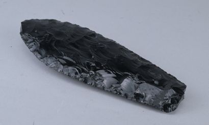 Carved Obsidian Spear Point

An elongated...