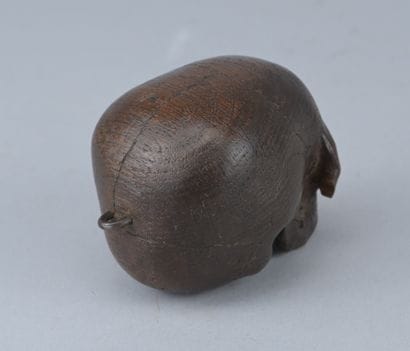 “Memento Mori” Wooden Skull, 18th Century

A...