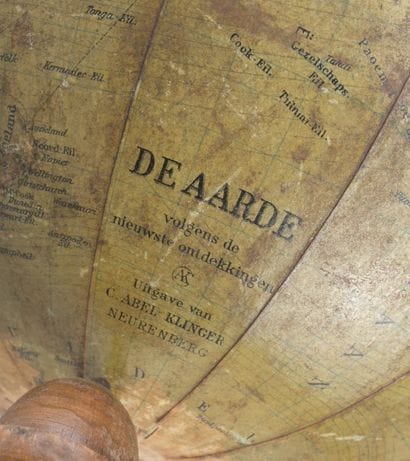 C. Abel-Klinger Globe, circa 1900

Antique...