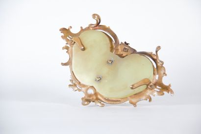 Louis XV-style bronze and onyx inkwell, late...