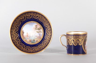 18th-Century Sèvres – Cup and Saucer, Louis...