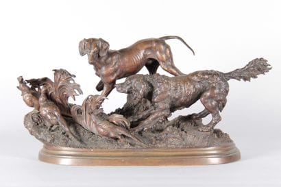 Ferdinand PAUTROT (1832–1874) – Hunting Scene...