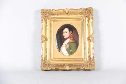 Miniature portrait of Napoleon I painted...