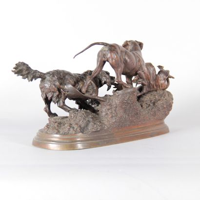 Ferdinand PAUTROT (1832–1874) – Hunting Scene...