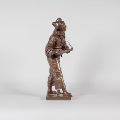 “Au clair de la lune” – Bronze sculpture...
