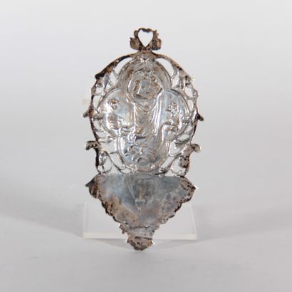 Solid Silver Wall-Mounted Holy Water Font...