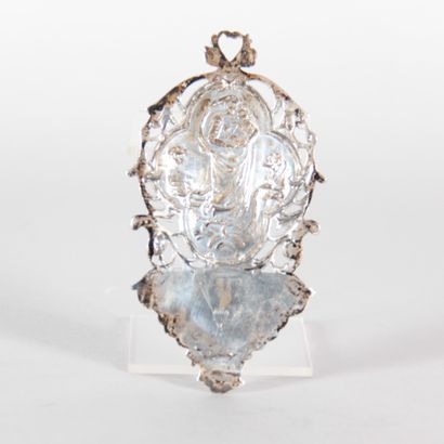Solid Silver Wall-Mounted Holy Water Font...