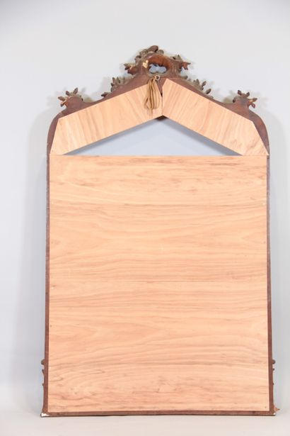 Large carved wooden mirror frame – Louis...
