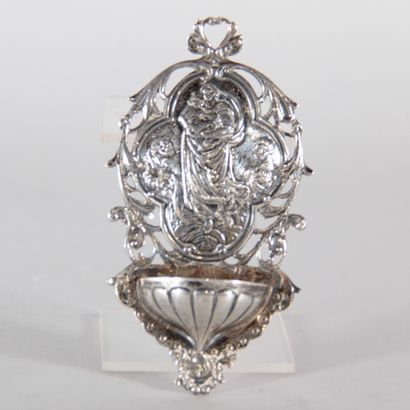 Solid Silver Wall-Mounted Holy Water Font...