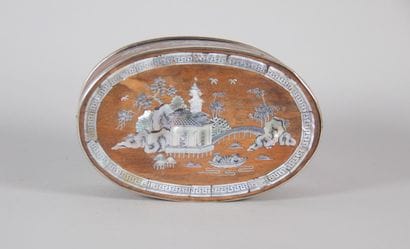 Vietnamese wooden and mother-of-pearl box,...