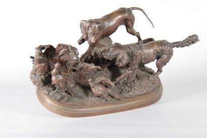 Ferdinand PAUTROT (1832–1874) – Hunting Scene...