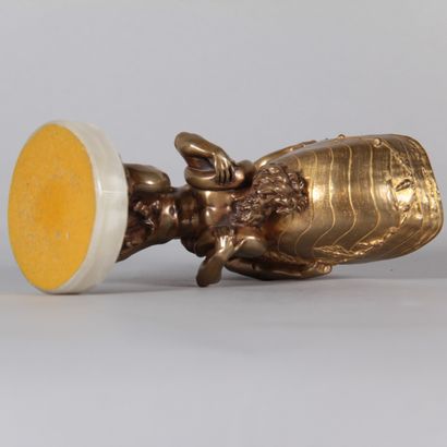 Bronze sculpture with a marine motif, 19th...
