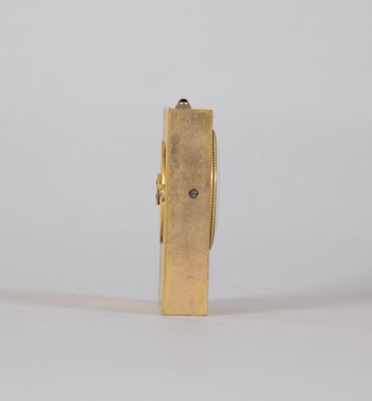 Small gilded bronze table clock – Late 19th...